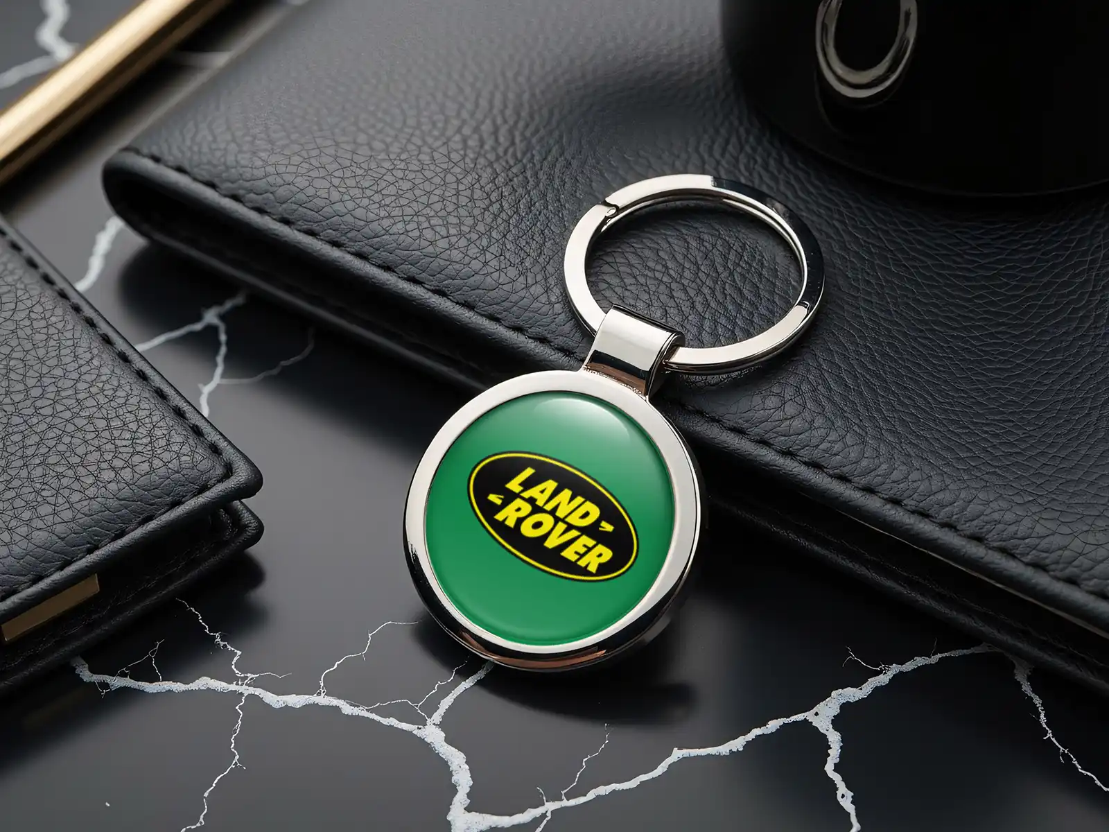 Land Rover Anelli Chiave Personalizzati Lega Logo Durevole